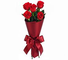 Букет 5 Красных роз Эдлесс Лав в Новом Удмуртской республики
