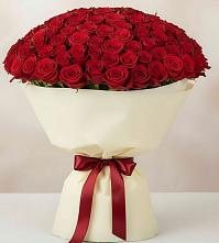 Букет 101 Красная роза Милано в Новом Удмуртской республики