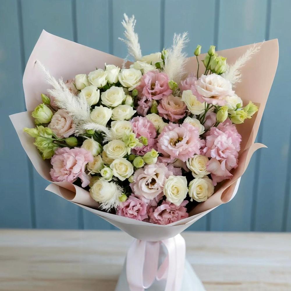 Букет цветов из: Альстромерии и Розы в Новом Удмуртской республики