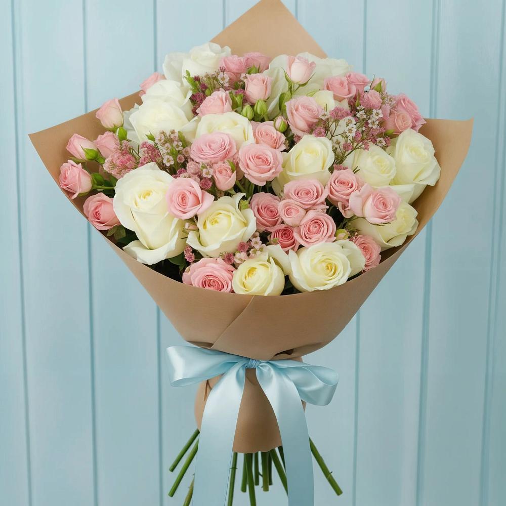 Букет цветов из: Розы в Новом Удмуртской республики