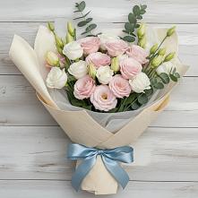 Букет цветов из:  Лизиантусы в Новом Удмуртской республики
