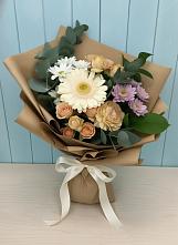 Букет цветов из:  Герберы и Хризантемы в Новом Удмуртской республики