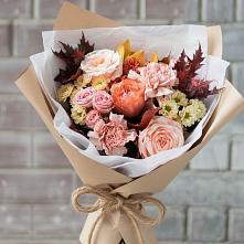 Букет цветов из:  Гвоздики, Хризантемы и Розы #REPLACE_PRED# Новом Удмуртской республики