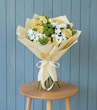 Букет цветов из:  Хризантемы и Розы #REPLACE_PRED# Новом Удмуртской республики