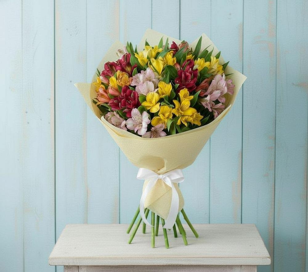 Букет цветов из: Альстромерии в Новом Удмуртской республики