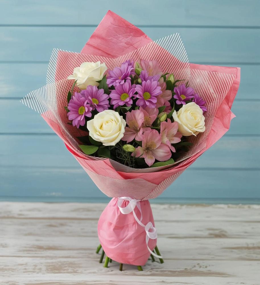 Букет цветов из: Герберы в Новом Удмуртской республики