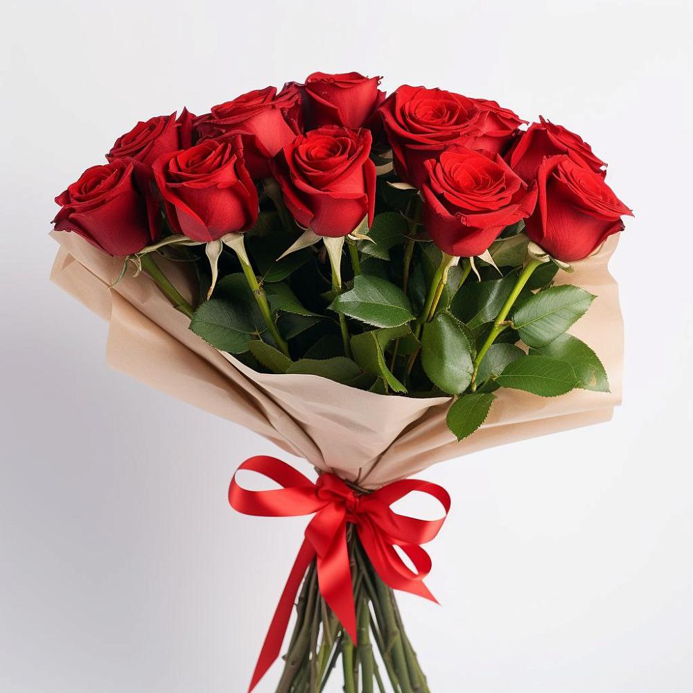 Букет 11 Красных роз Эдлесс Лав в Новом Удмуртской республики