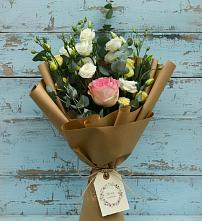 Букет цветов из:  Розы и Лизиантусы #REPLACE_PRED# Новом Удмуртской республики