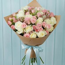 Букет цветов из:  Розы в Новом Удмуртской республики